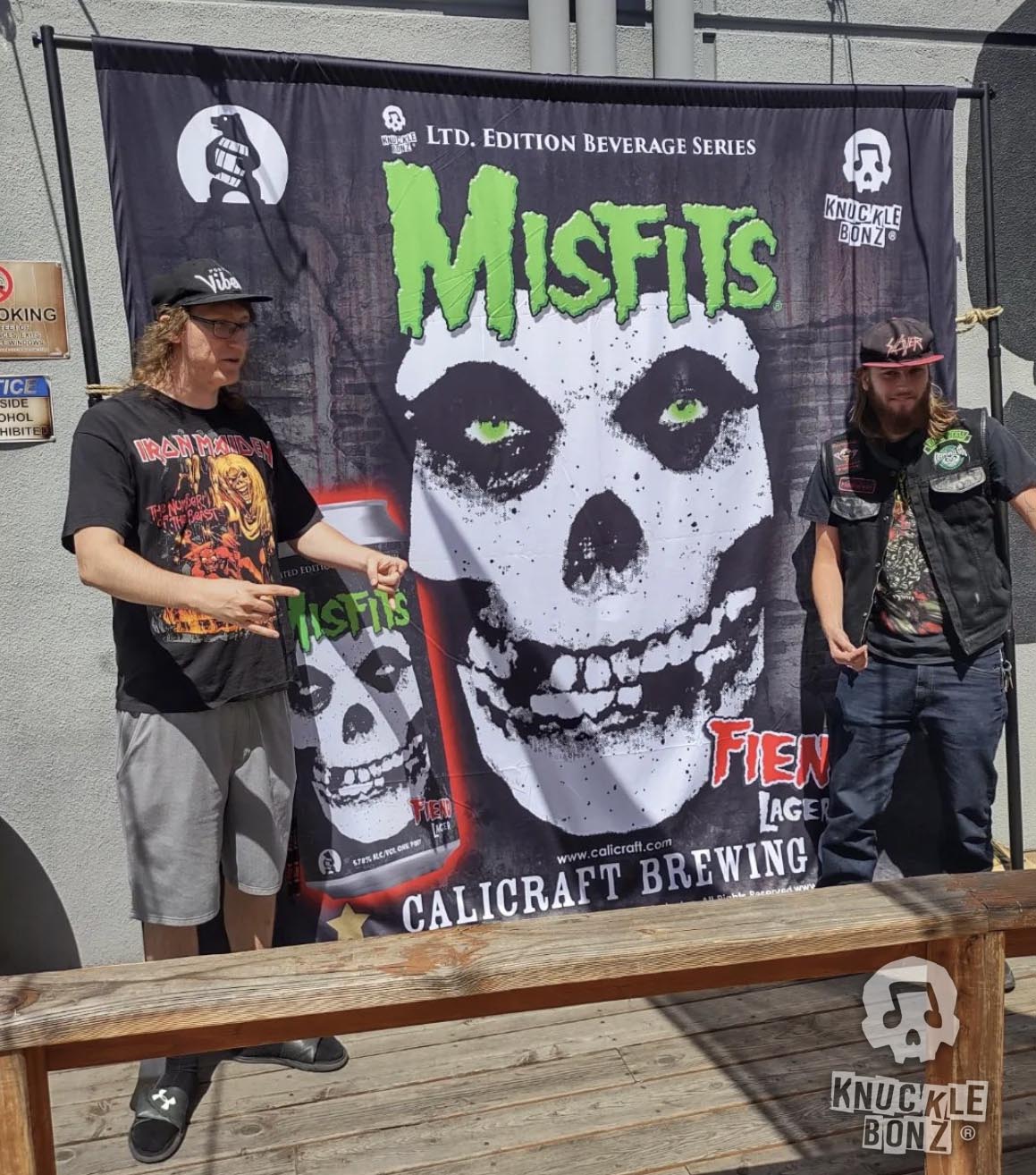 Misfits Fiend Lager Launch Party - Good times in the KnuckleBonz Beverage Series